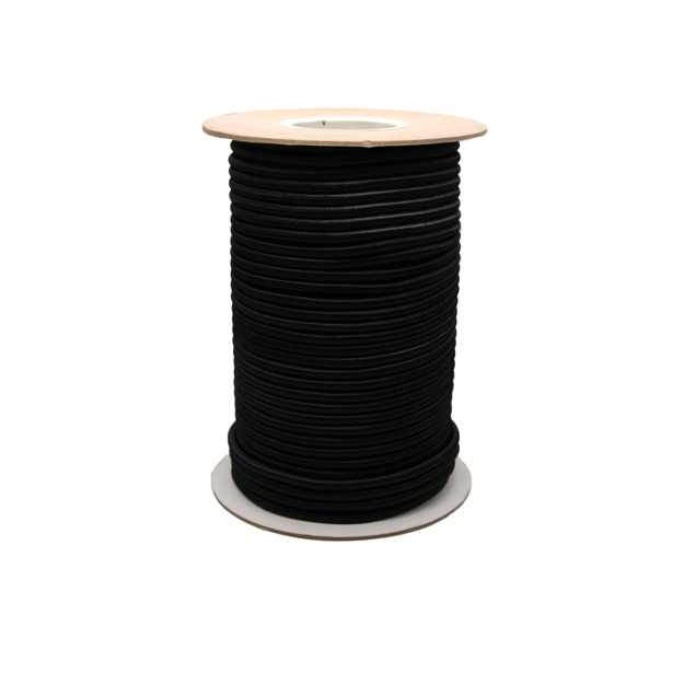 3/8" BLACK POLYESTER SHOCK CORD